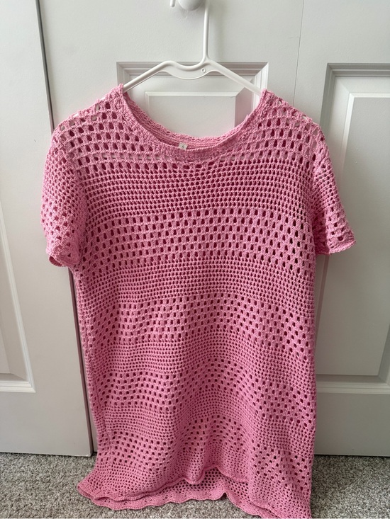 Amazon Other - Crochet knit style swim cover up